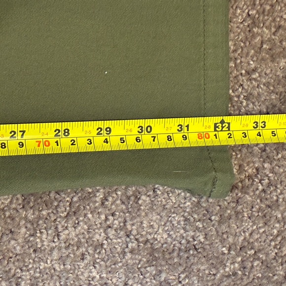 Lauren Ralph Lauren Classic Mid Calf Capri Pants Women’s Sz 10 Olive Green - Picture 6 of 15